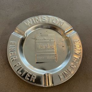 Winston tin ashtray